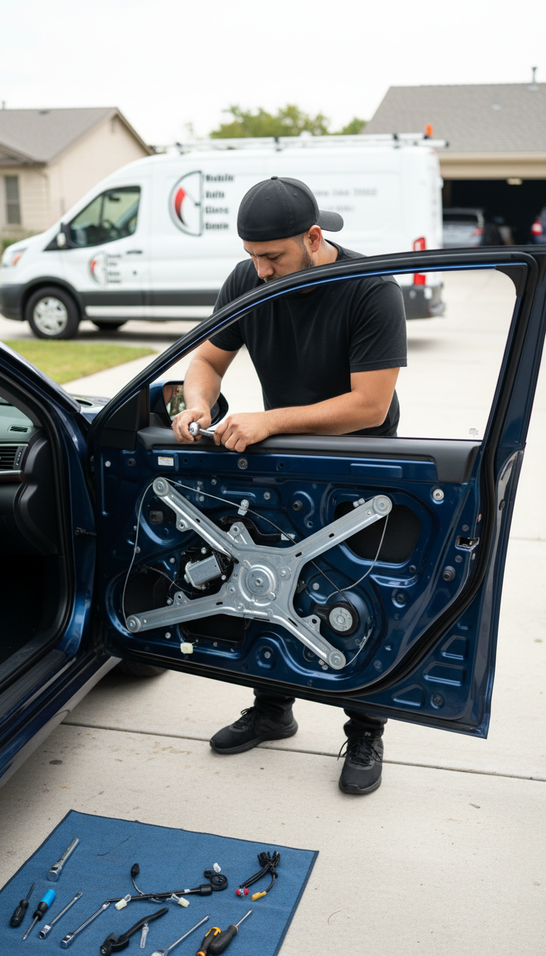 window-regulator-repair-by-mobile-auto-glass-genie